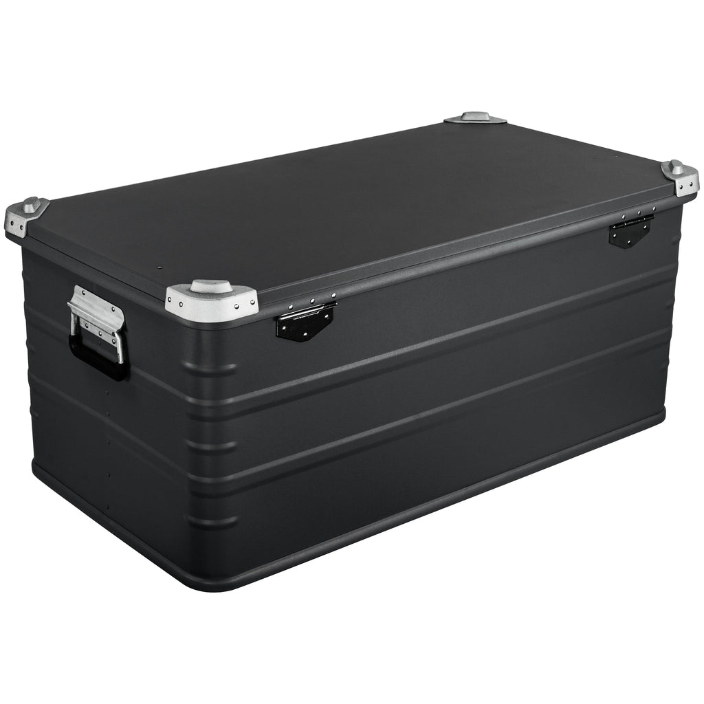 Crossover Aluminum Overland Storage, Trunk, Metal Cargo Case, Storage Box (147L X-Large, Black)