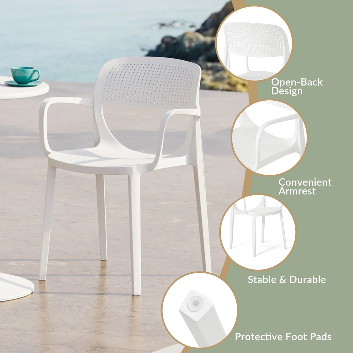 WestinTrends Playa 7-Piece Outdoor Rectangular Metal Patio Dining Table Set With Stackable Patio Dining Chairs, Red