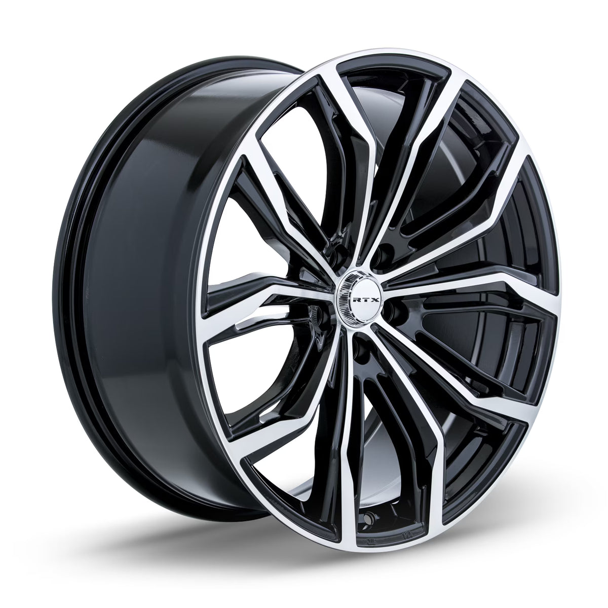 RTX Black Widow 16x7 5x105 ET38 CB56.6 Black Machined Wheel