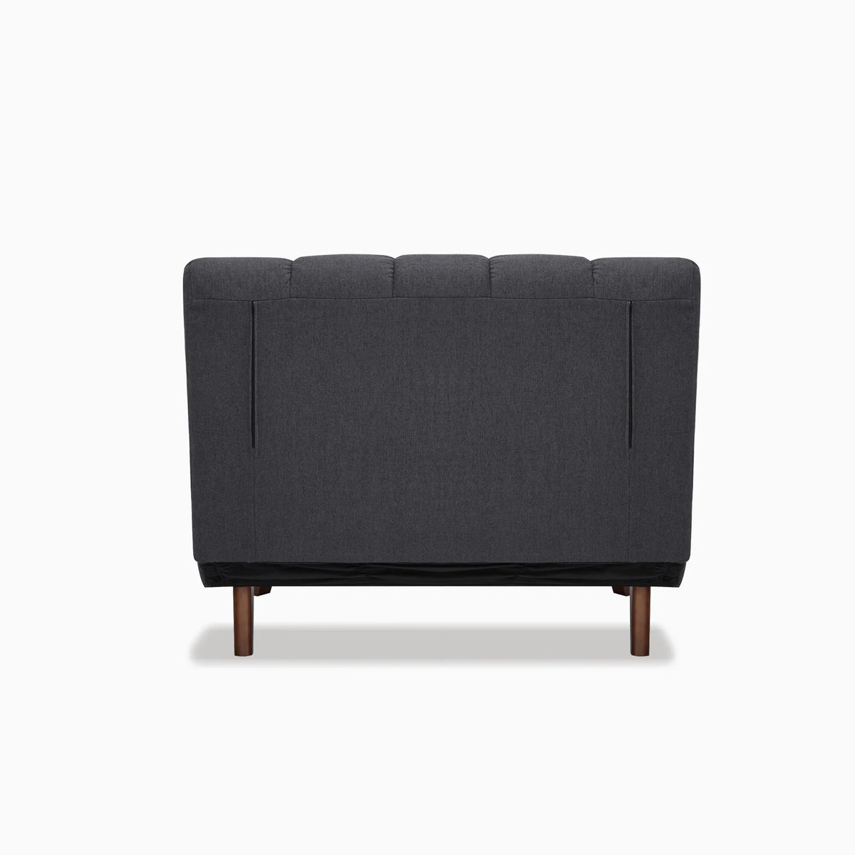 A&D Home Springfield Polyester Convertible Futon Chair, Yellow