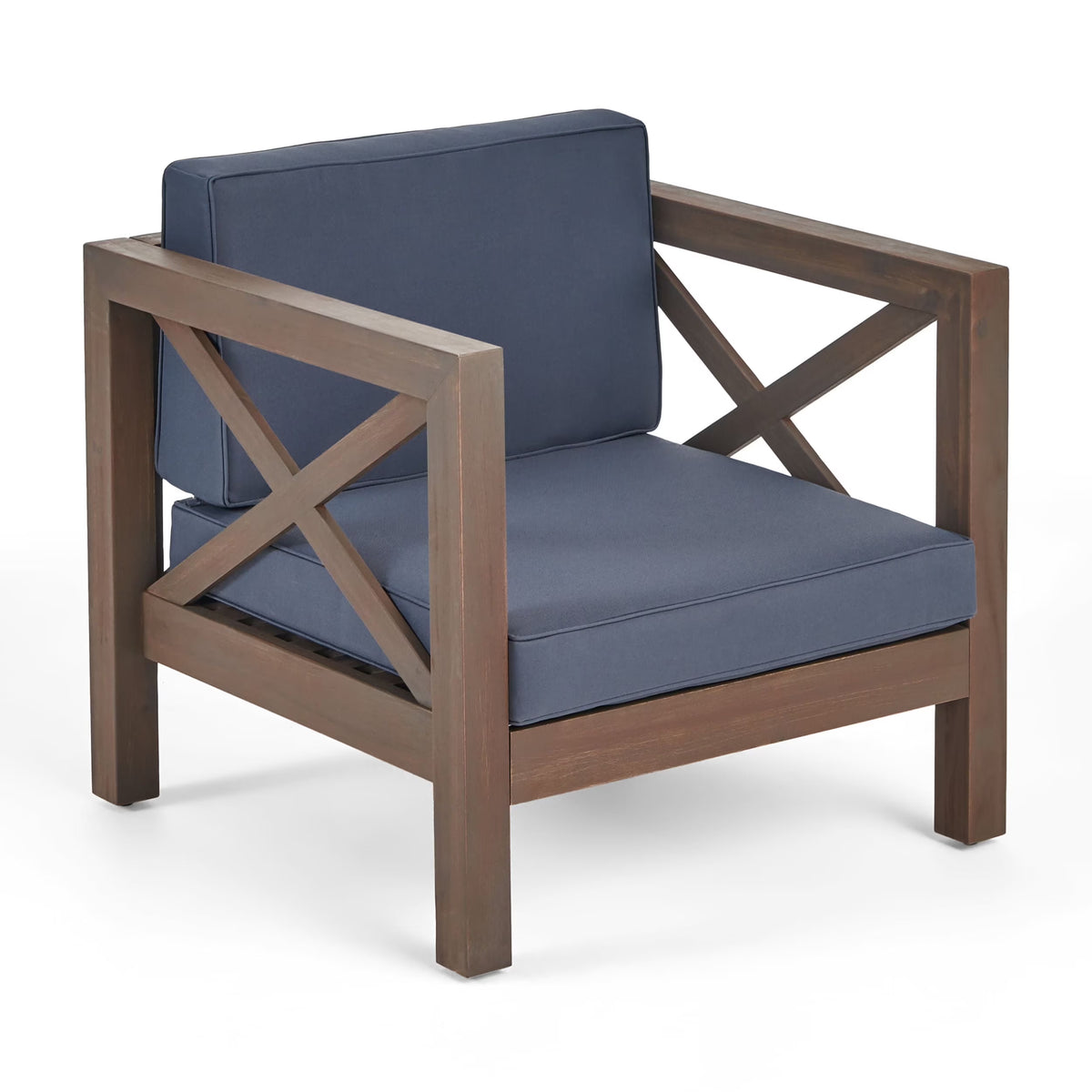 Outdoor Acacia Club Chairs