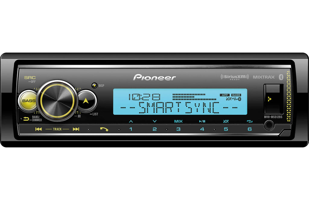 Pioneer MVH-MS512BS Marine Digital Media Receiver with SiriusXM SXV300V1 Radio Tuner Pkg