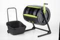 RSI 65 gal Black and Green Metal and Plastic Tumbling Composting Bin