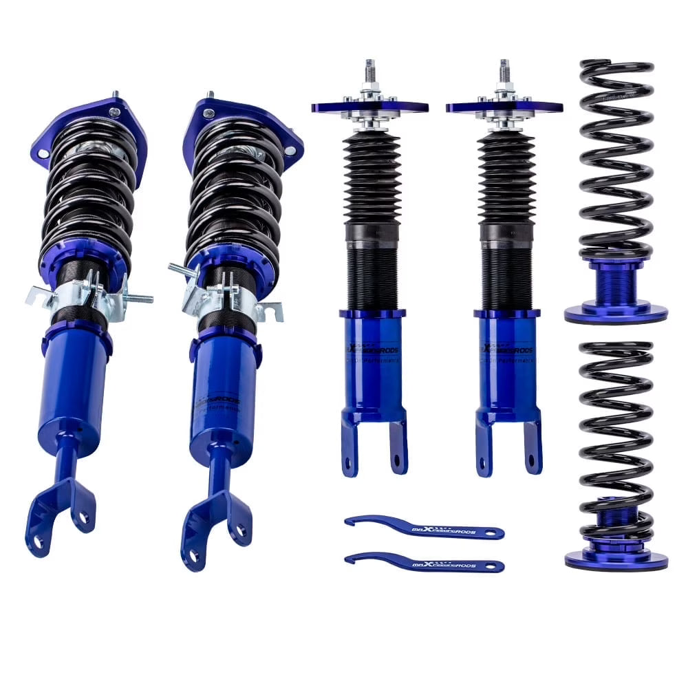 Maxpeedingrods Coilovers Shock Kits for Nissan 350Z 03-2008 for Infiniti G35 03 - 2006 Height Adj. Coil Spring Absorbers