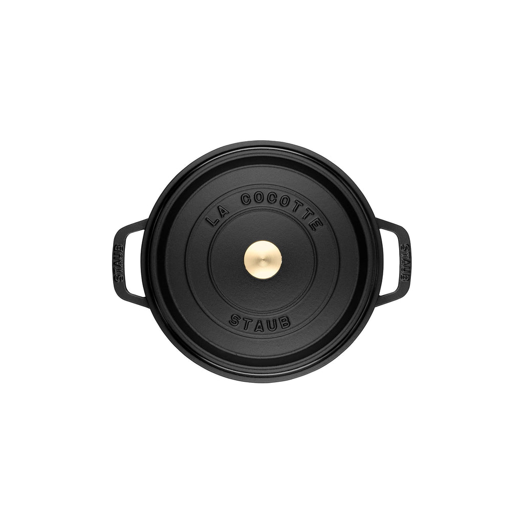 Staub Cast Iron 5.5-qt Round Cocotte - Cherry