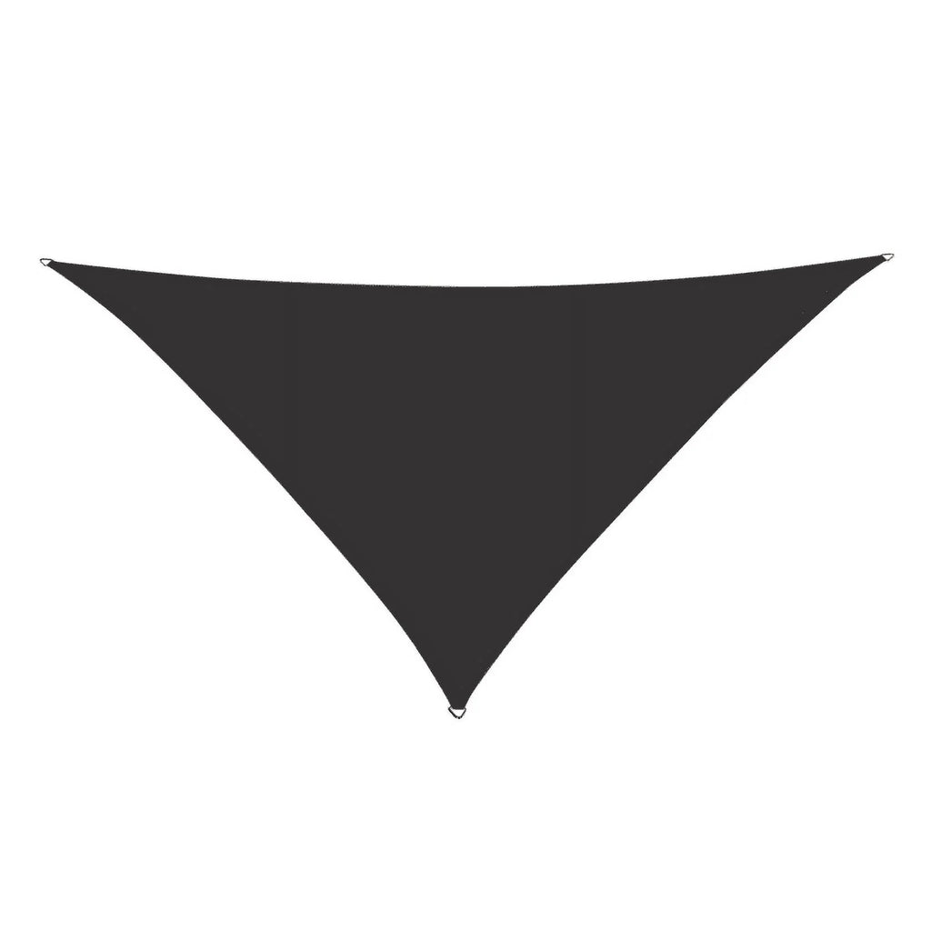 Coolaroo Premium Outdoor Sun Shade Sail with Hardware Kit 95% UV Block Protection for Backyard, Garden, Patio, 16'5" Triangle, Stone