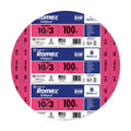 Southwire 100 ft. 10-3G NM-B Copper Building Wire, Pink