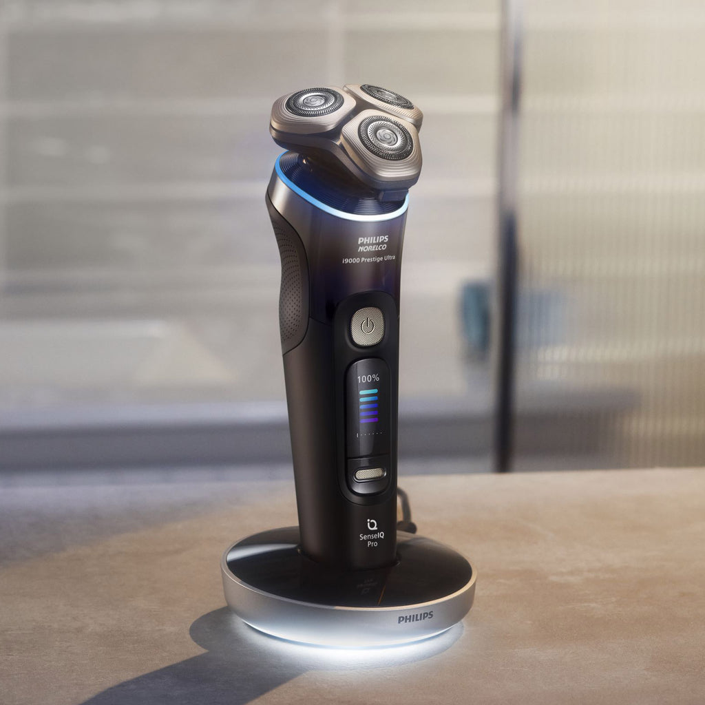 Philips Norelco i9000 Prestige Ultra Electric Wet and Dry Shaver with UV Power Charger