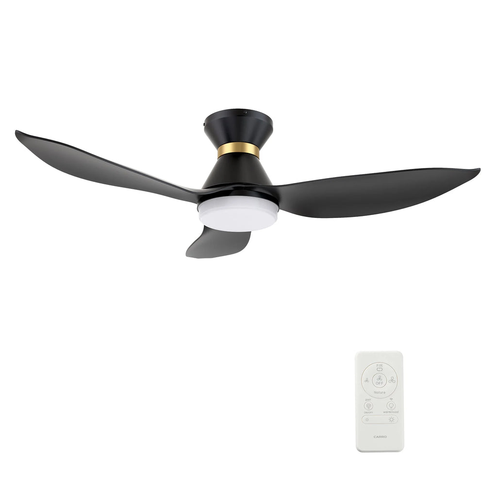 Smaair 45" Smart Ceiling Fan with Remote and Dim Light for Indoor and Outdoor