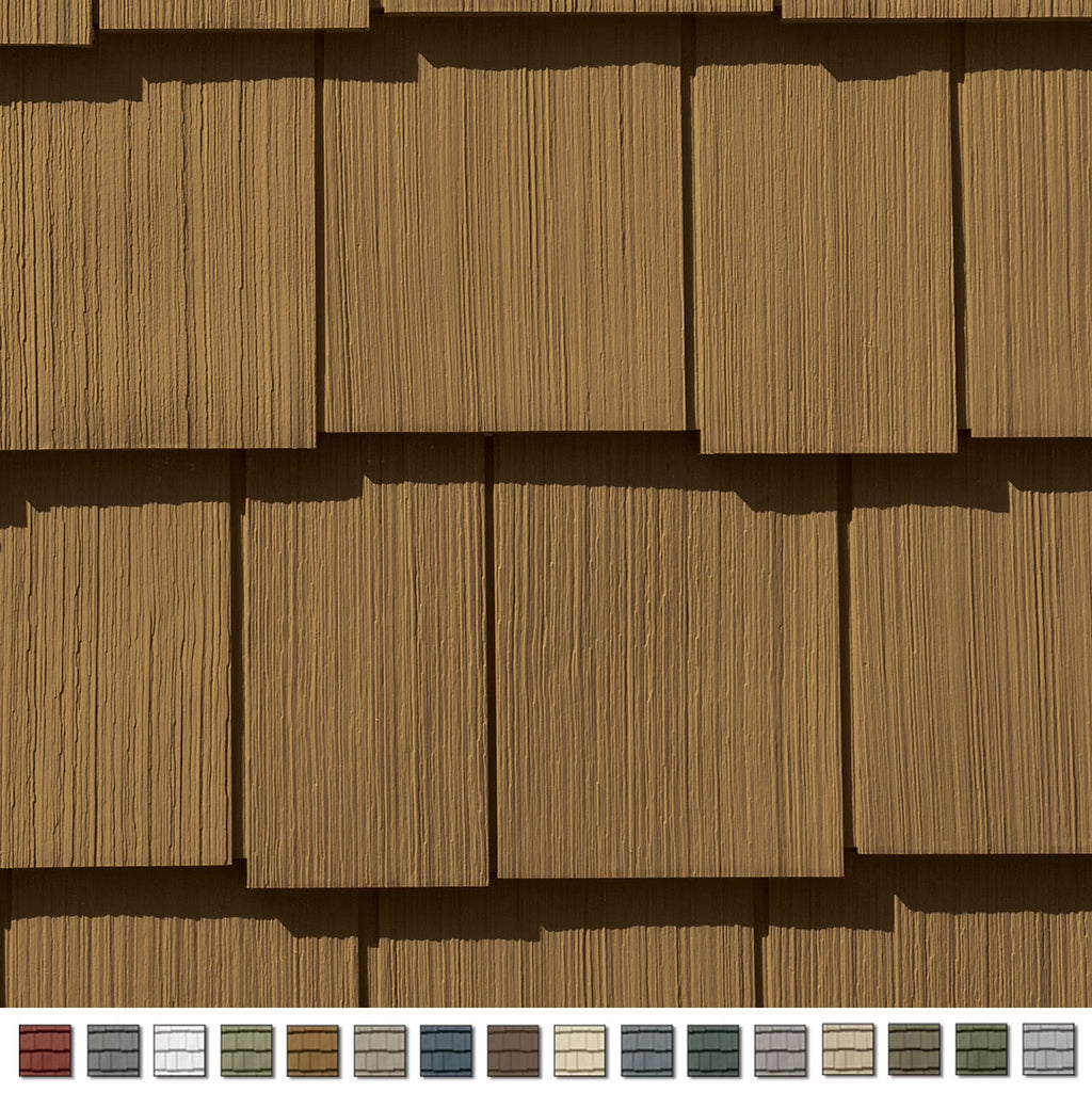 CertainTeed Cedar Impressions Perfection Double 7 Inch Staggered Shingle Siding (1/2 Square)