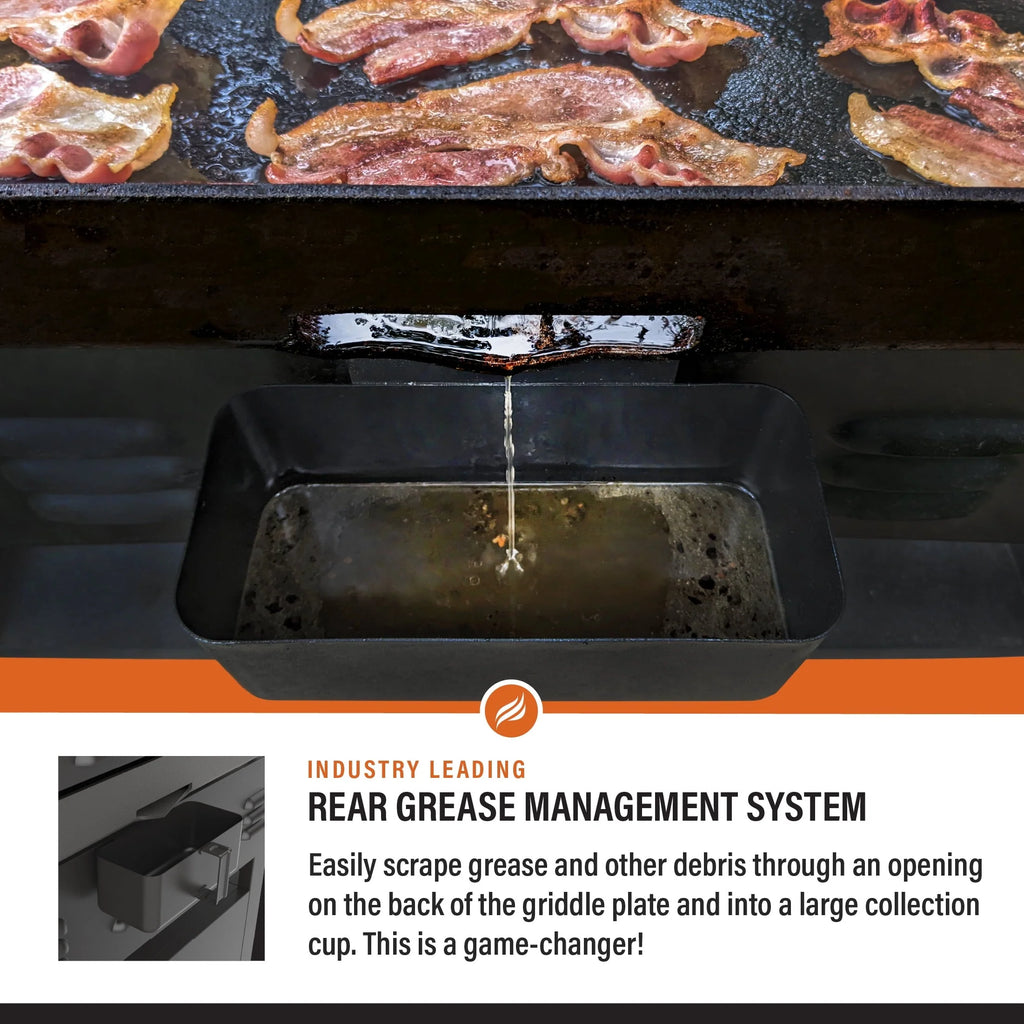 Blackstone Duo 17" Propane Griddle and Charcoal Grill Combo
