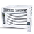 Window AC Unit 6000 BTU, Efficient Cooling Window Air Conditioner with Remote and App Control, Window-Mounted Room Air Conditioner for Rooms up to 250 Sq.ft, 3 Fan Speeds, Easy Install Kits