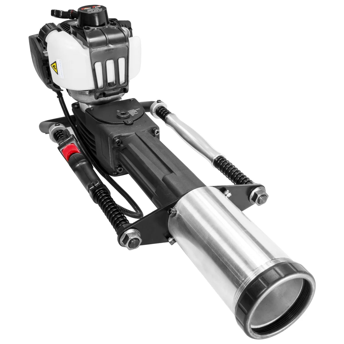 XtremepowerUS 52CC Gas Powered T-Post Driver, 1900W Heavy Duty Fence Post Driver, 2 Heads