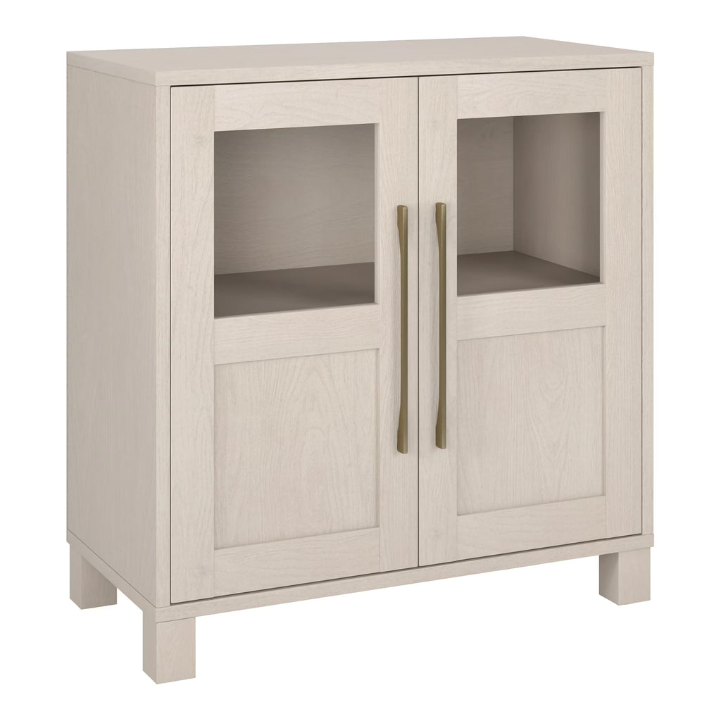 Evelyn&Zoe Holbrook Rectangular Accent Cabinet, Alder White