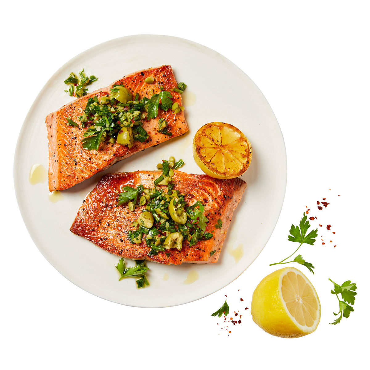 Wild Alaska Coho Salmon Portions, Total 10Lbs.