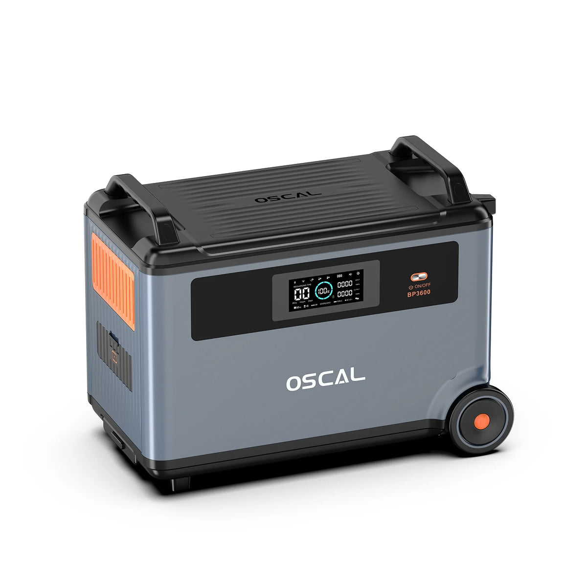 OSCAL PowerMax 6000 Portable Power Station, 3600Wh LiFePO4 Battery with 6000W Output, BP3600 Expansion Battery & 200W Solar Panels, Solar Generator for Camping, Home, Outdoor, Emergency Use