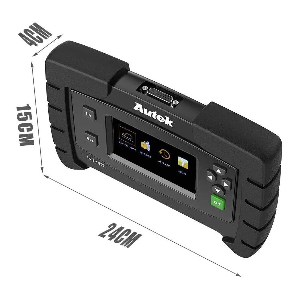 AUTEK IKEY820 Key Fob Programmer with license for 2018+ Ford Toyota H&G Chip OBD