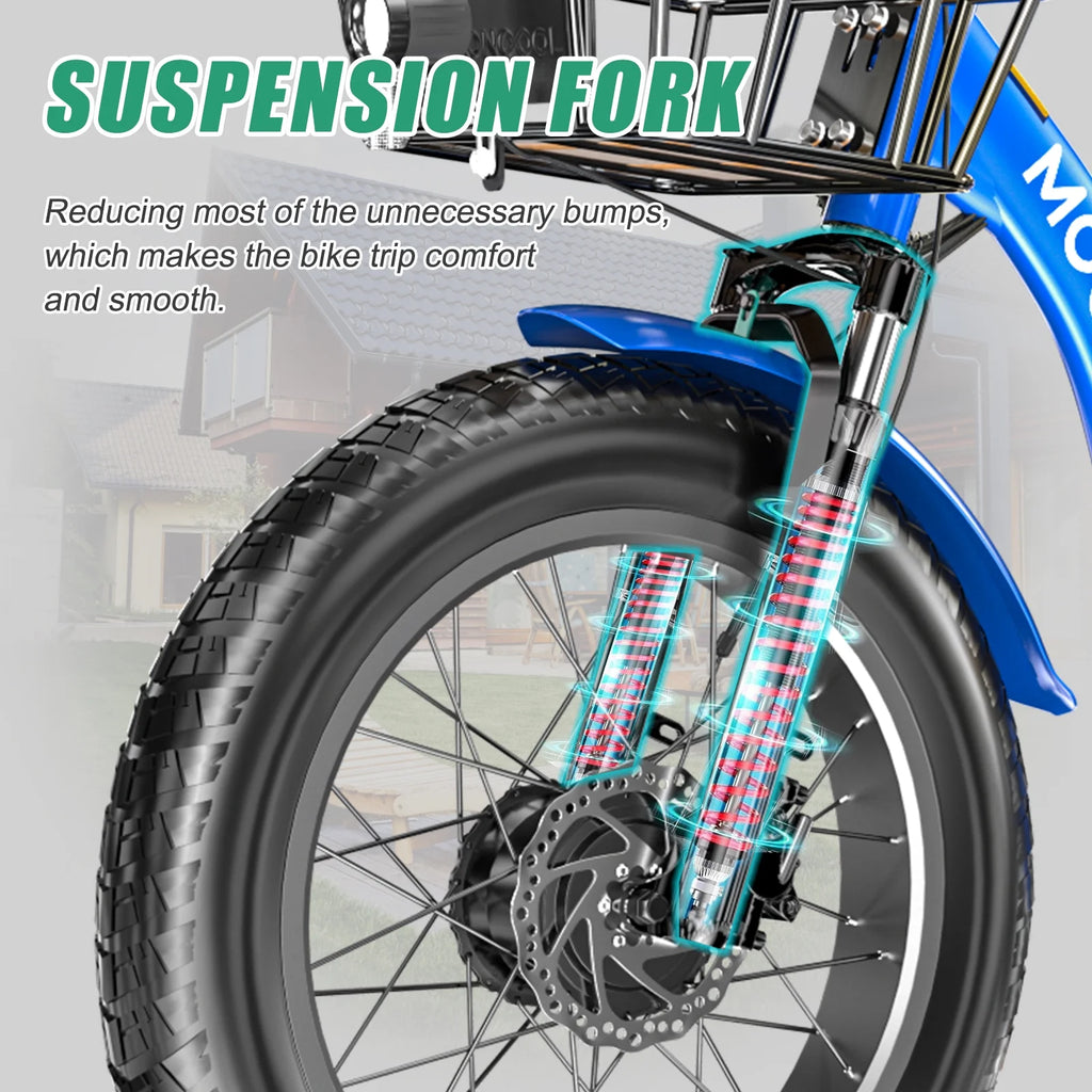 20" x 4" Fat Tire Electric Tricycle for Adult, 7 Speeds Electric Trike 48V 500W Motorized Tricycle , Electric Three Wheels Bicycle for Senior, Aluminum Frame & Rear Basket ,16mph