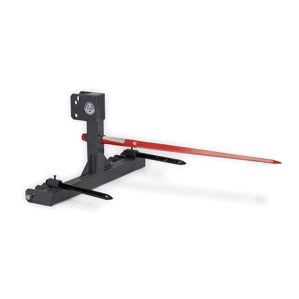 United Attachments 3 Point Category 1 Cat 2 Heavy Duty 43" Hay Bale Super Spear