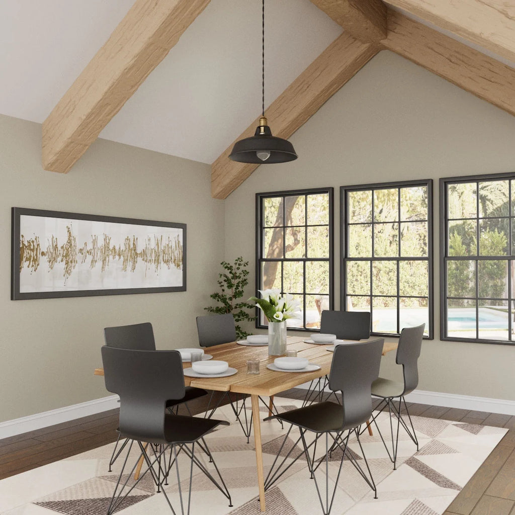 Ekena Millwork 3 1/2"W x 3 1/2"H x 120"L 3-Sided (U-Beam) Salvaged Timber HeritageTimber Faux Wood Ceiling Beam, Kona Brown