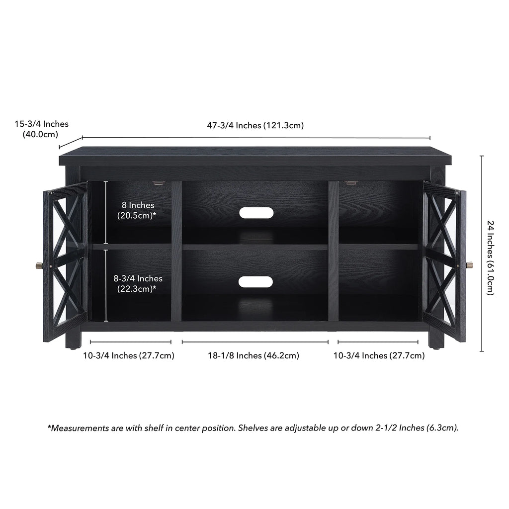 Evelyn&Zoe Colton TV Stand for TV's up to 55", White