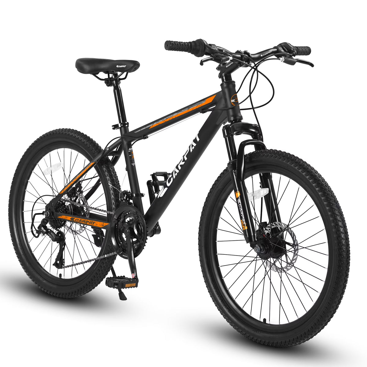 Ambifirner 26" Mountain Bike for Adults & Teens - Shimano 21-Speed Gears, All-Terrain Mechanical Disc Brakes, High-Carbon Steel Suspension Frame MTB Bicycle, 85% Pre-Assembled, Blue