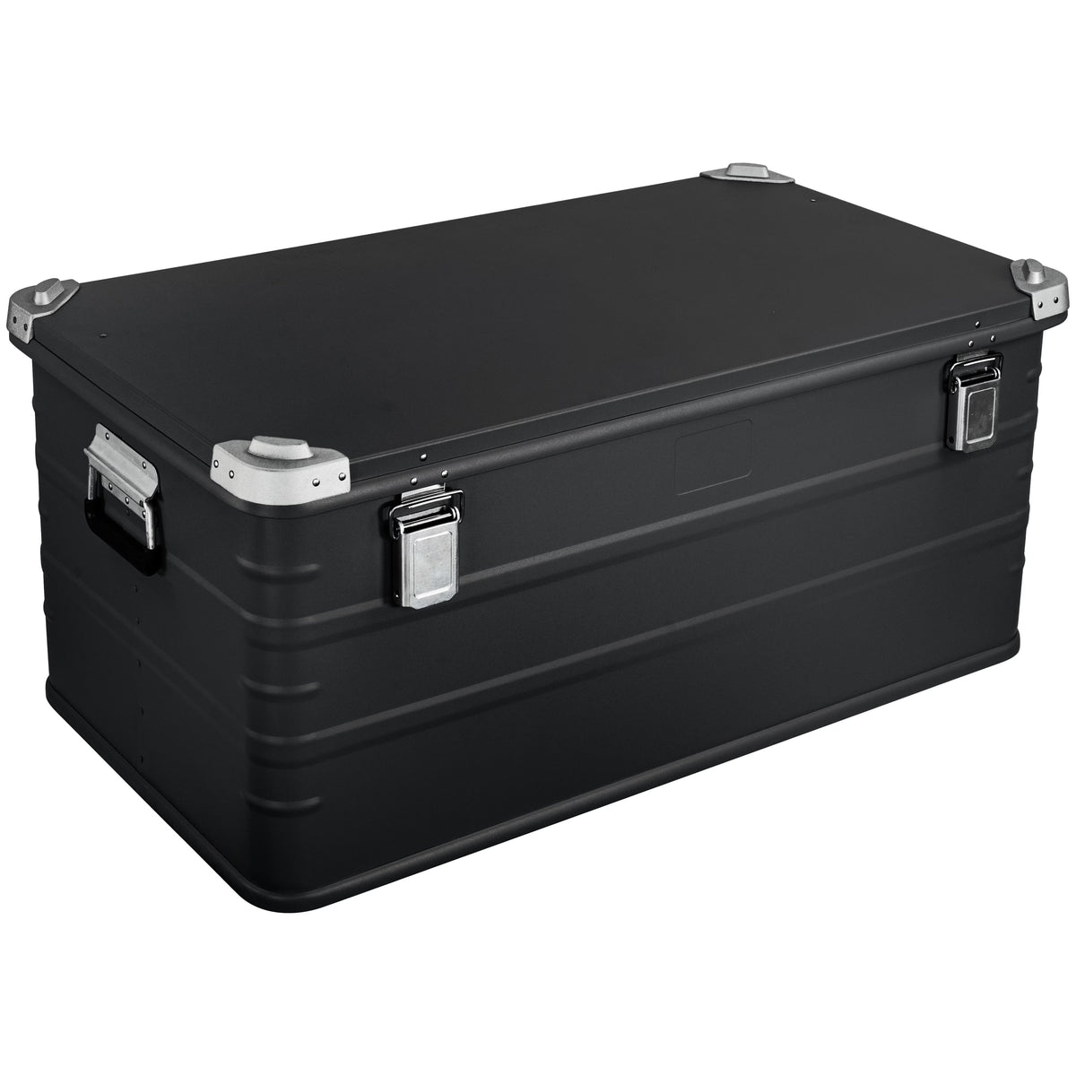 Crossover Aluminum Overland Storage, Trunk, Metal Cargo Case, Storage Box (147L X-Large, Black)