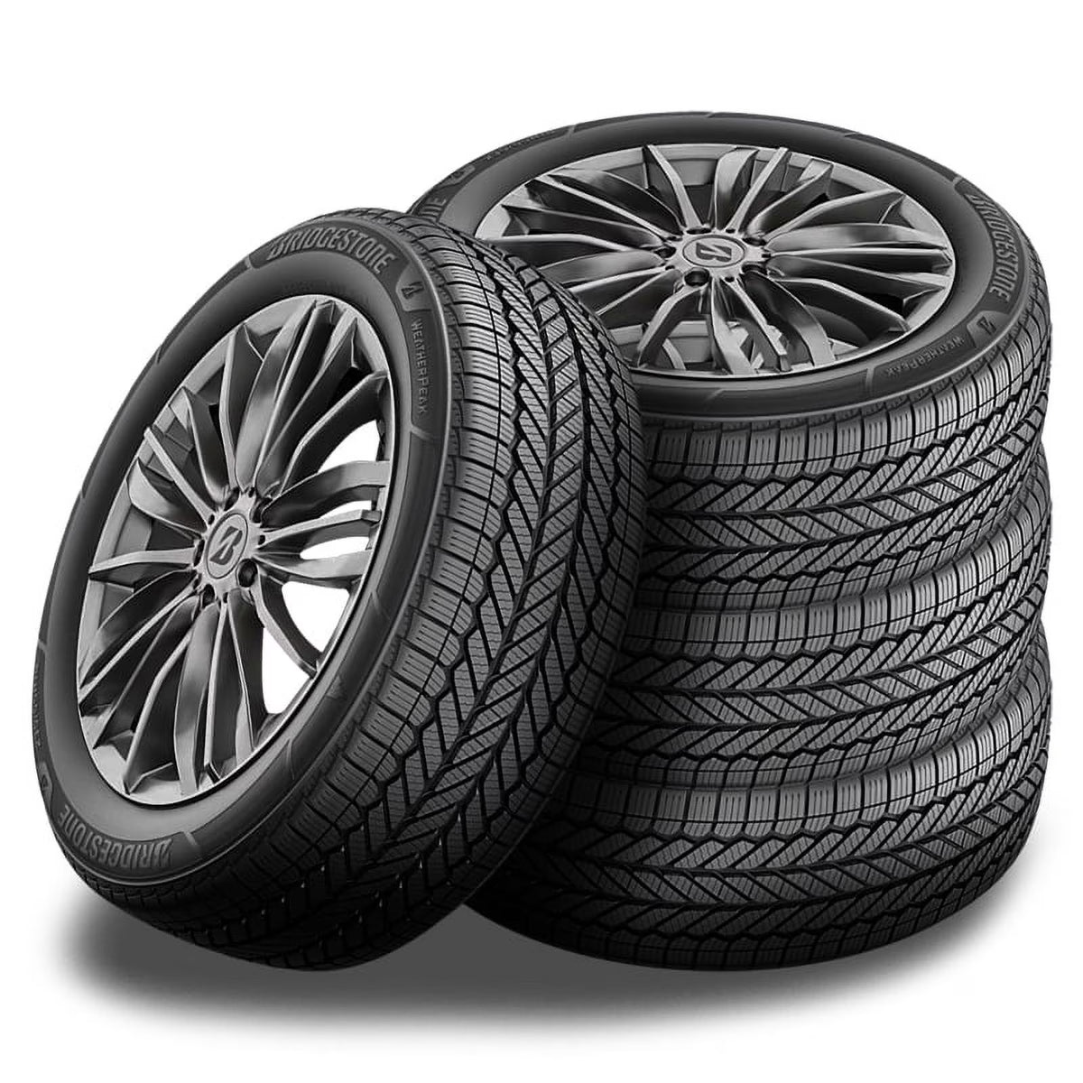 4 Bridgestone WeatherPeak 235/65R17 104H All Season 3PMSF Rated 70K Mi Warranty BR009655 / 235/65/17 / 2356517
