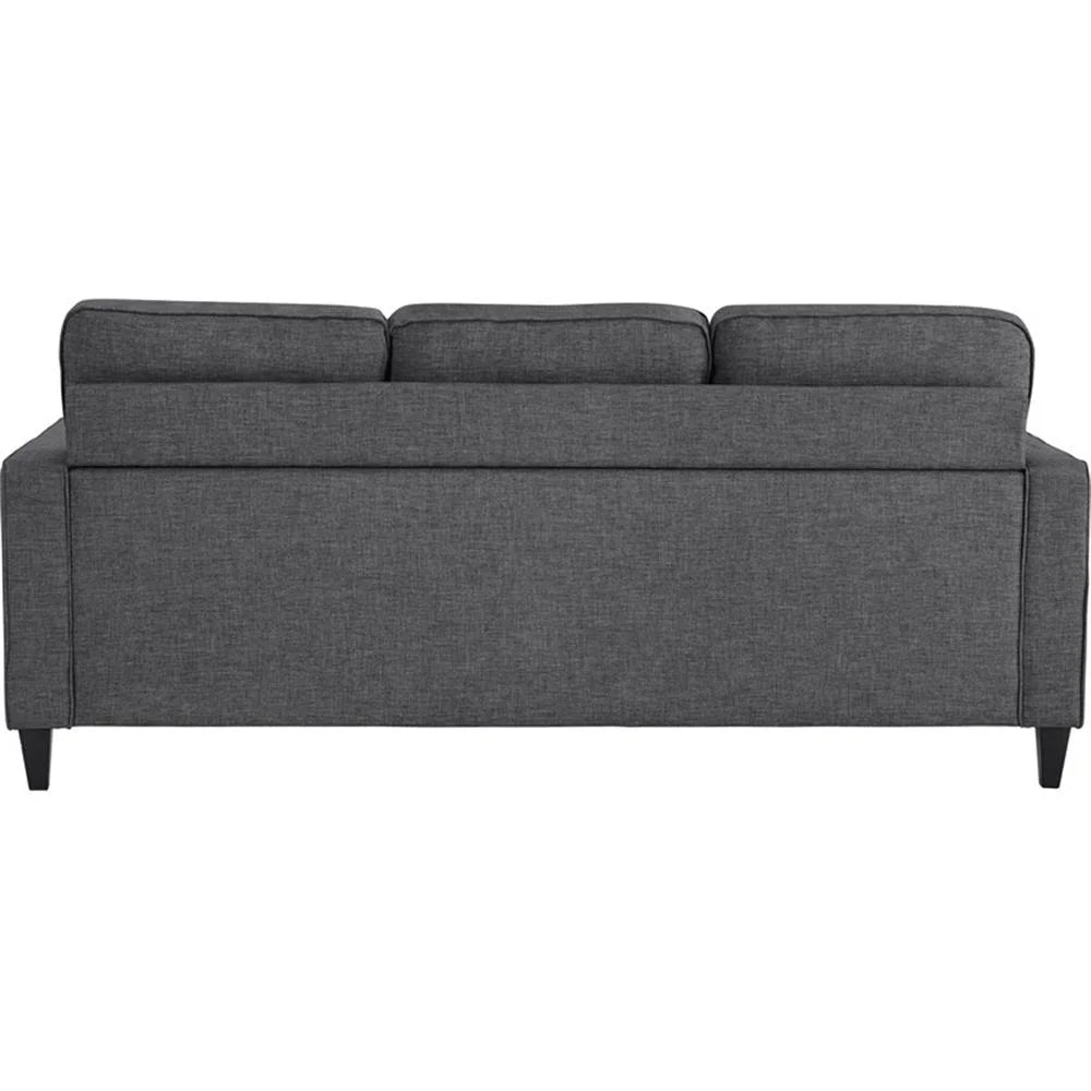 Serta Harmon Square Arm Sectional Navy Blue