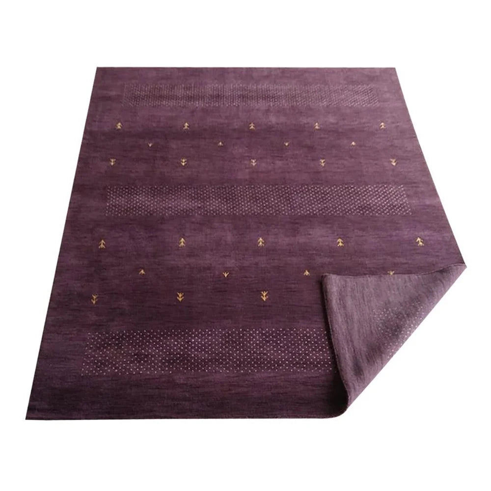Rugsotic Carpets Handmade Rugs Hand Knotted Loom Rectangle 3'x5' Orange Wool for Indoor Use