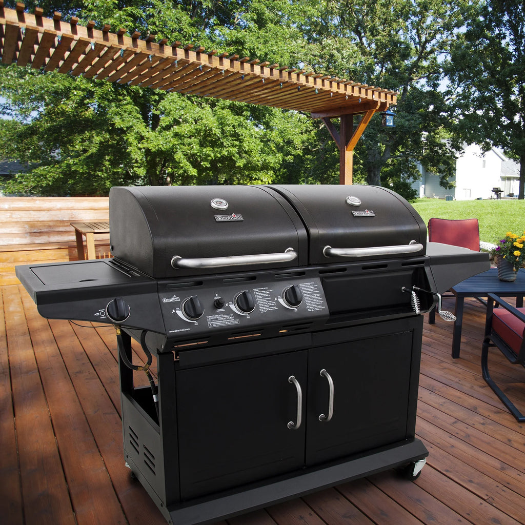 Charbroil Deluxe Charcoal & Gas Combo Grill