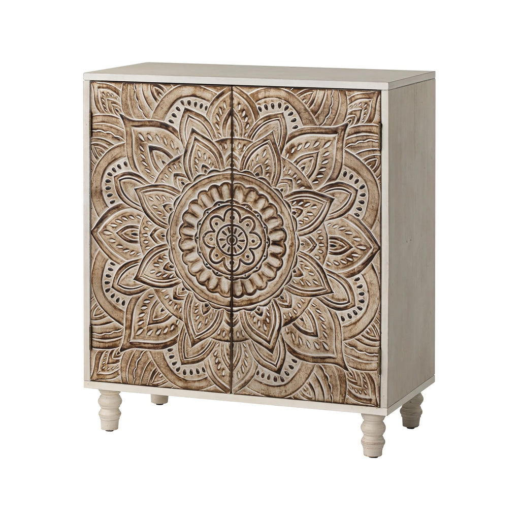 COSIEST Vintage Sideboard Cabinet, Farmhouse Buffet with Adjustable Shelf for Kitchen, Dining Room, Living Room