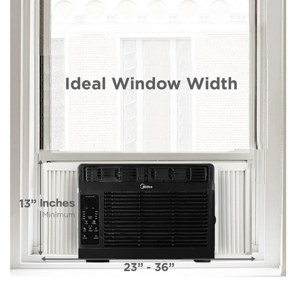 Midea 5,000 BTU Window Air Conditioner, 150 Sq. Ft., White, New