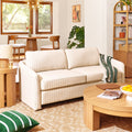 Beautiful Drew 72.2" Sofa by Drew Barrymore for Adults, Striped Linen