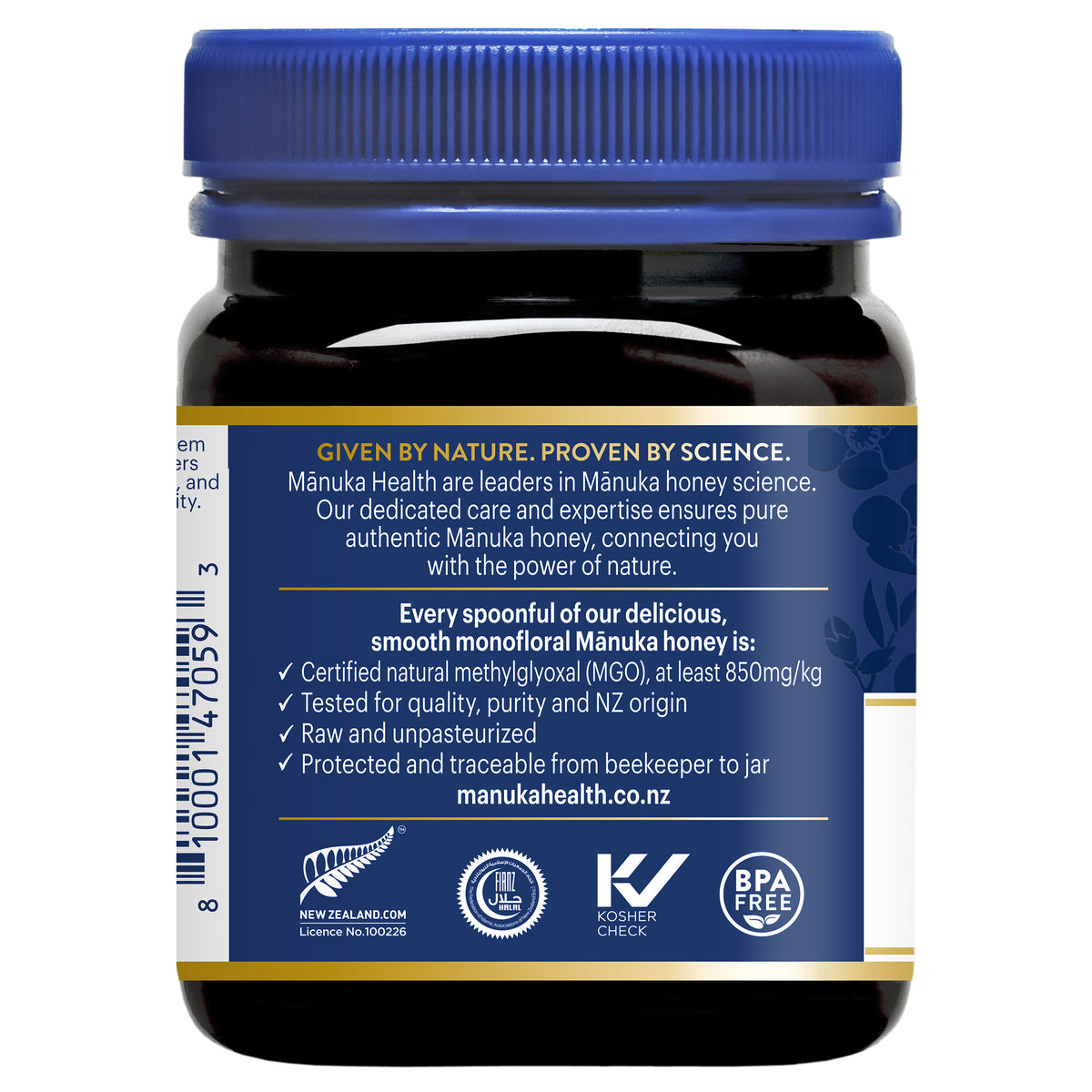 Manuka Health UMF 20+ (MGO 850+) Raw Manuka Honey 8.8 oz