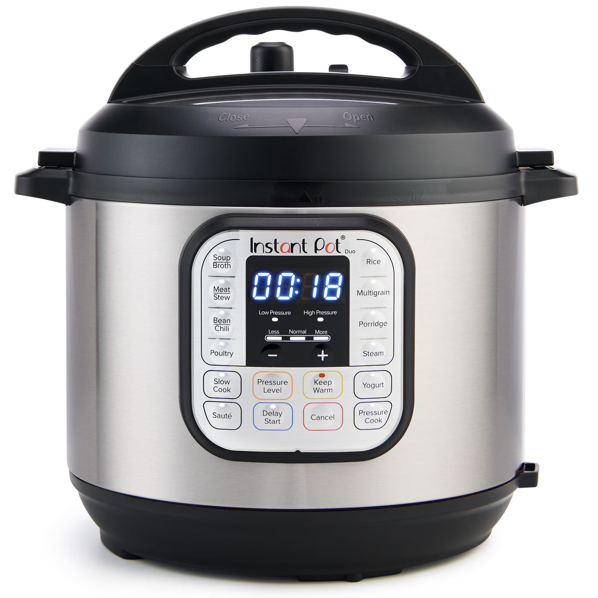 Instant Pot 6Qt DUO 7-in-1 Multi-Cooker, Pressure Cook, Slow Cook, & more, Stainless Steel