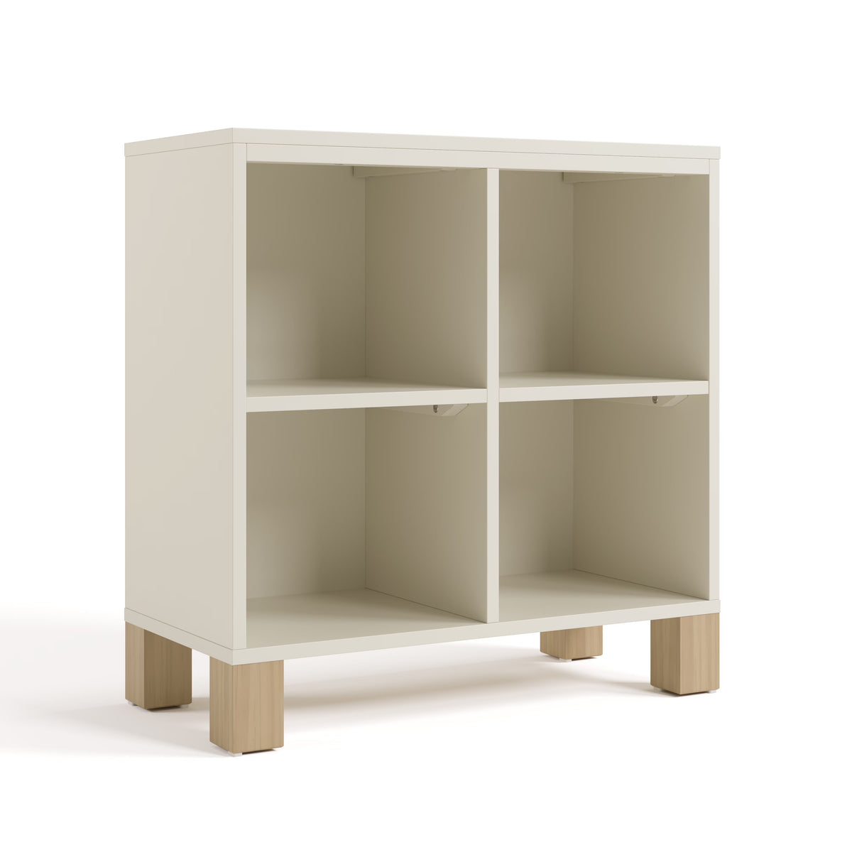 Storkcraft California Cube Organizer Children's Bookcase, Blush with Driftwood