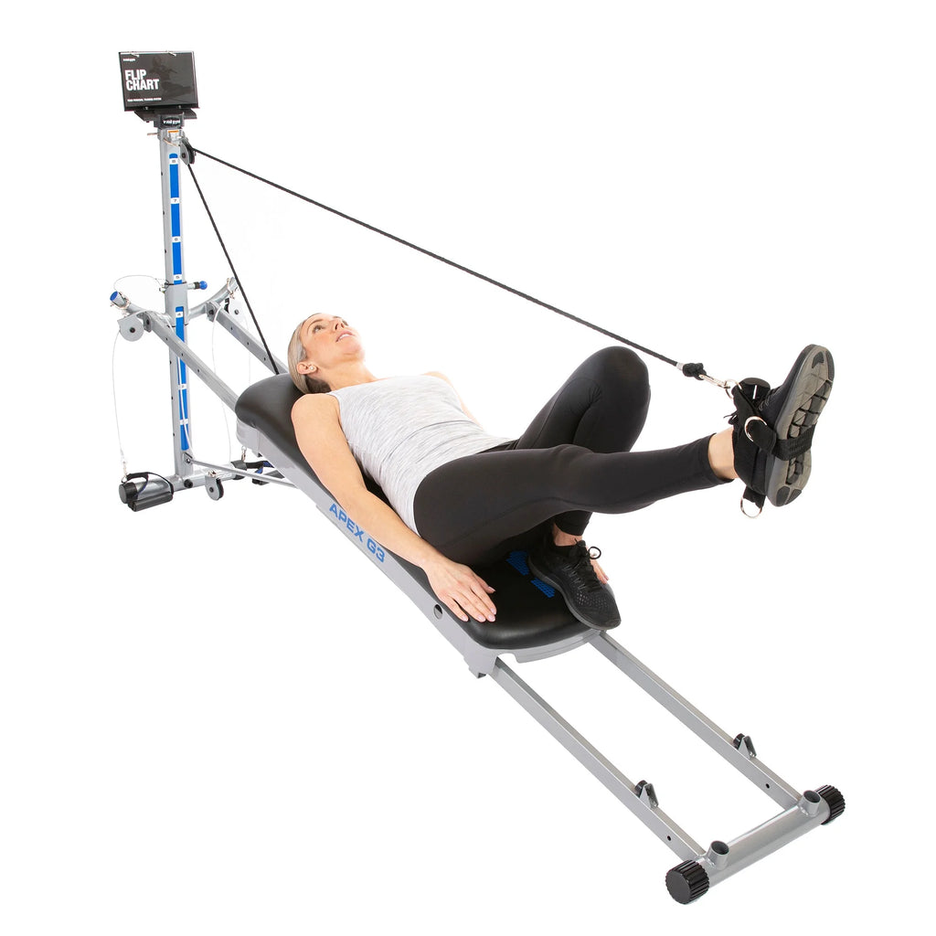 Total Gym APEX G5 Home Fitness Incline Weight Trainer Equipment w/ 10 Resistance Levels