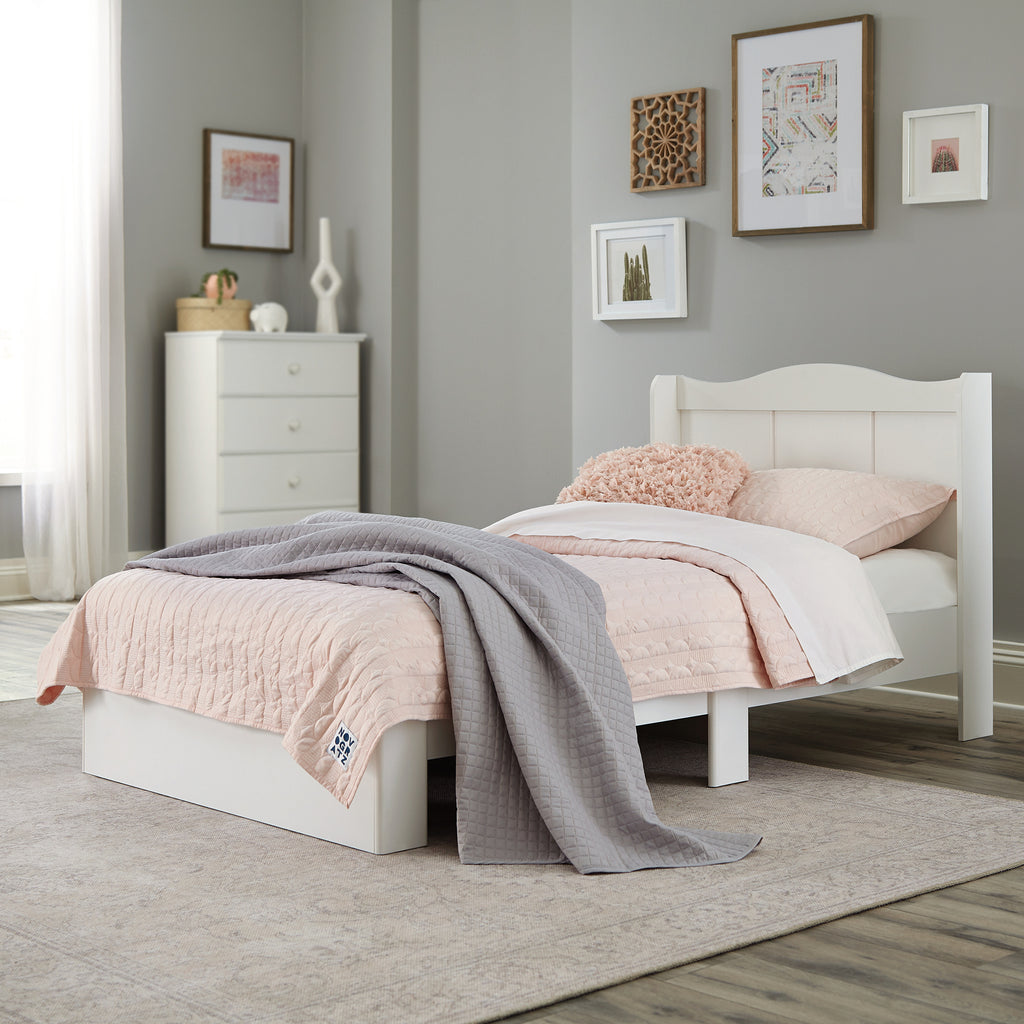 Mainstays Storybook Mates Bed, Soft White Finish