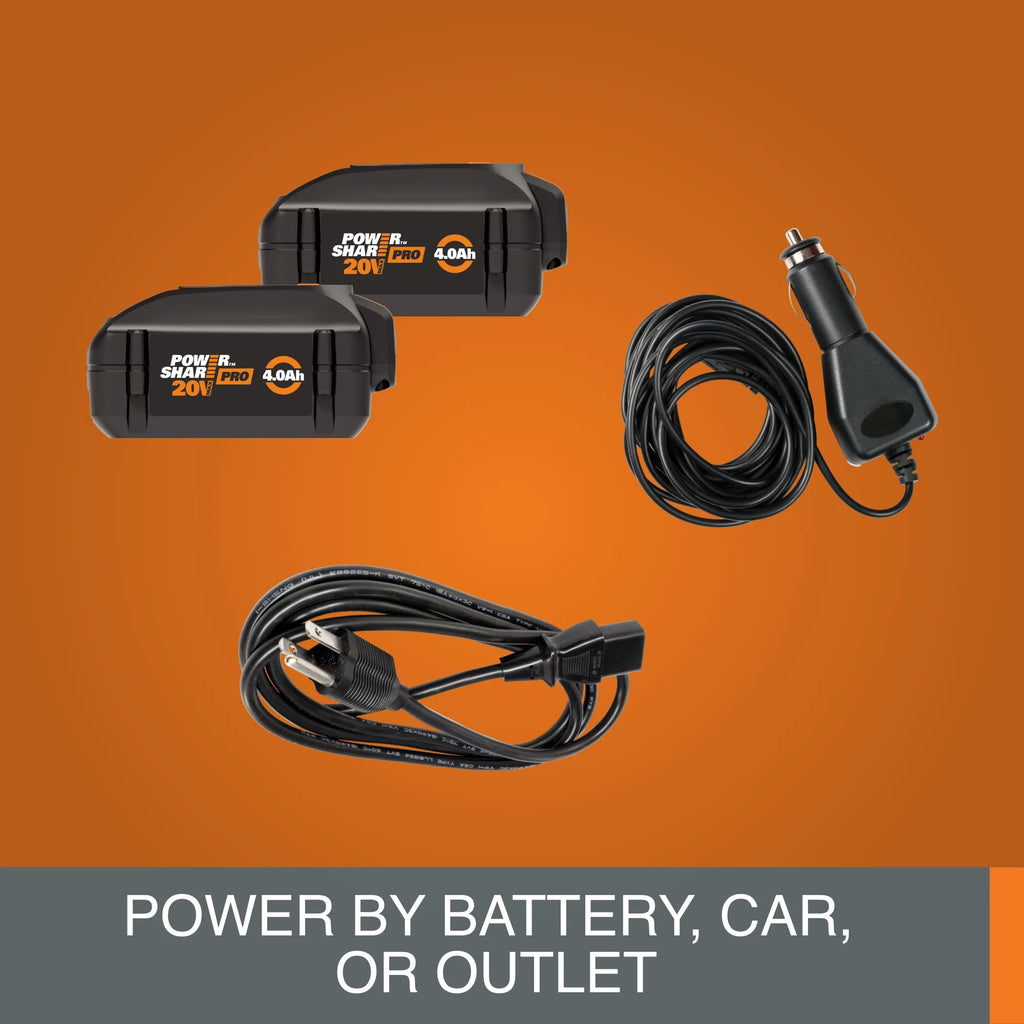 Worx WX876L 20V Power Share 5Ah Electric & Battery Powered Cooler (Battery and Charger Included)