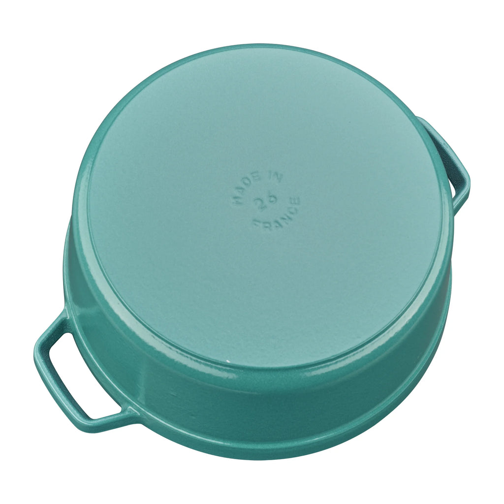 Staub Cast Iron 5.5-qt Round Cocotte - Cherry