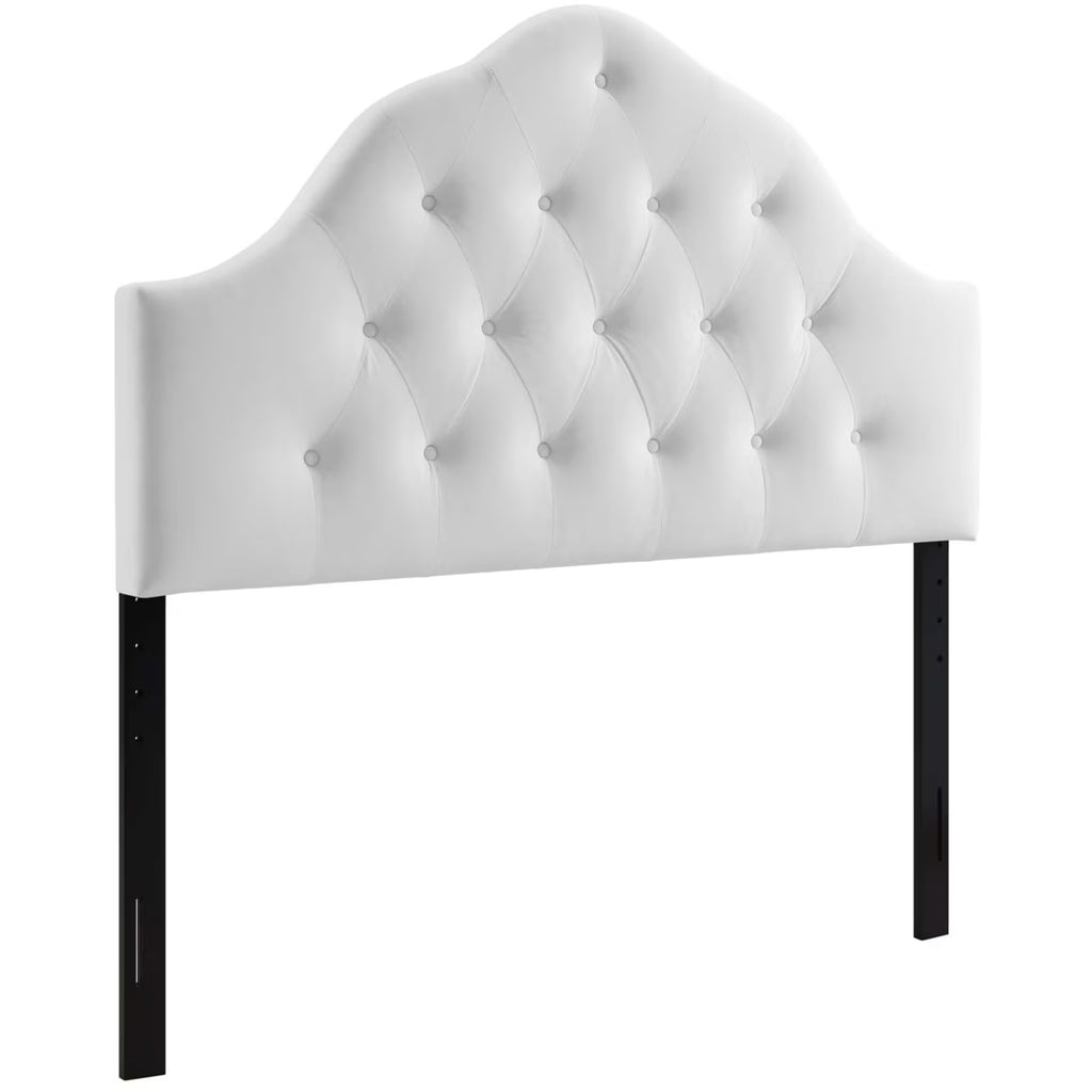 Modway Sovereign Queen Upholstered Fabric Headboard in Beige