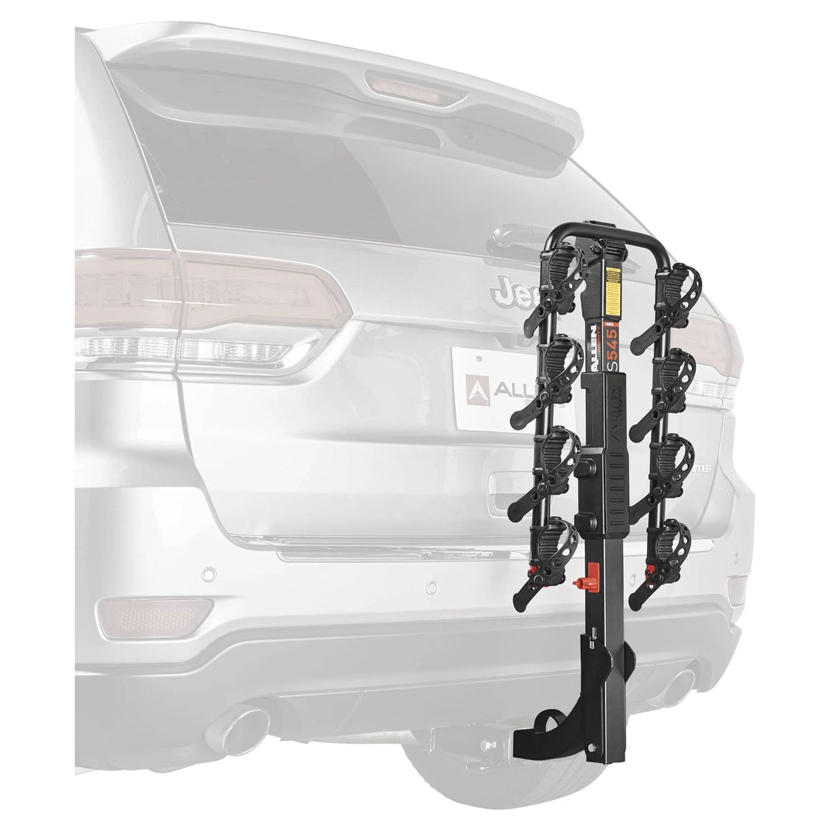 Allen Sports Premier 4-Bicycle Hitch Mounted Bike Rack Carrier, S-545