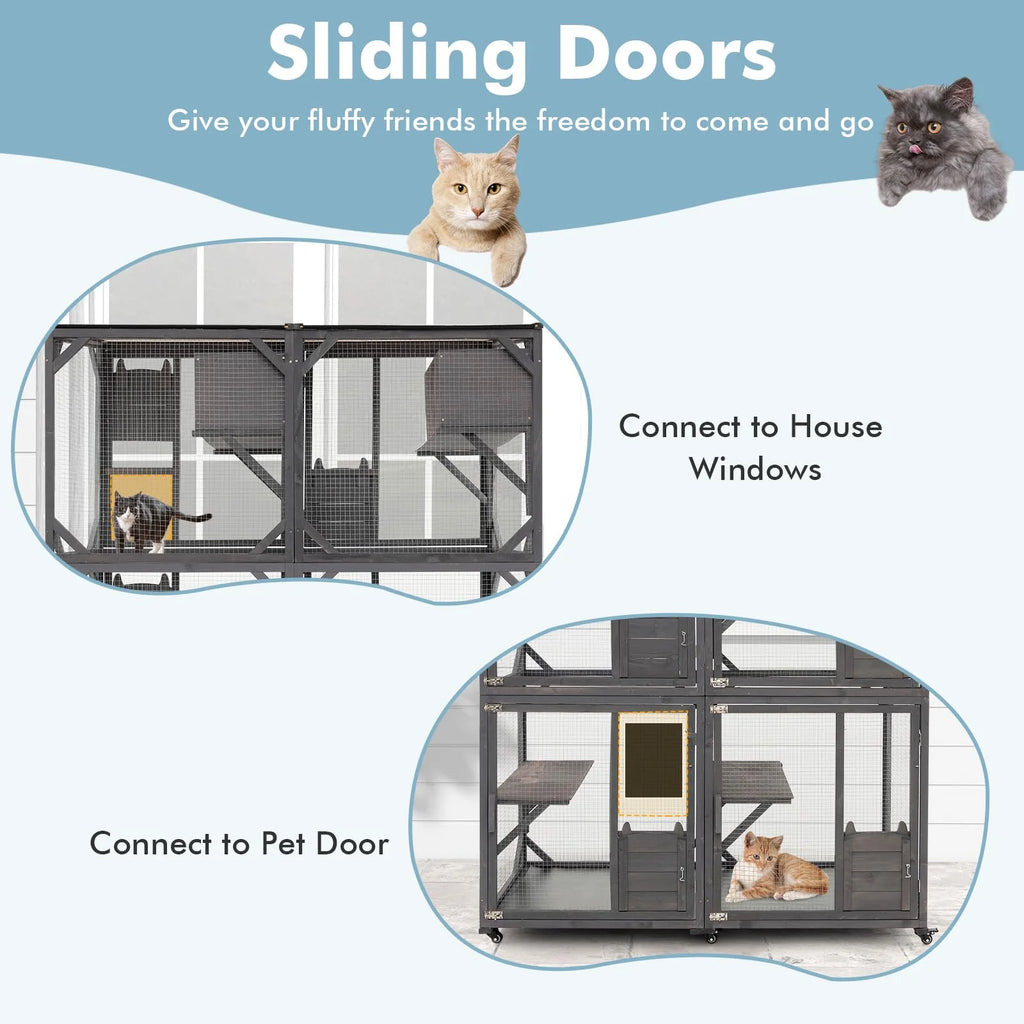 Catio Outdoor Cat Enclosure Large