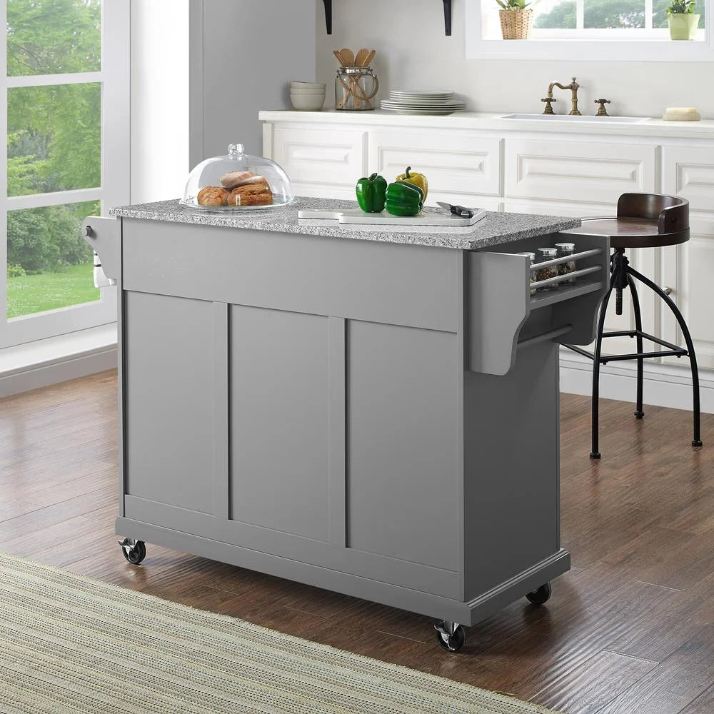 Crosley Full Size Kitchen Cart-Color:Grey