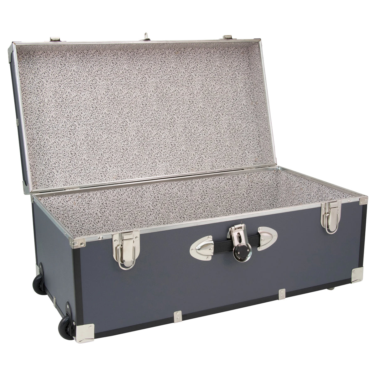 Seward Collegiate Collection Footlocker Trunk with Wheels