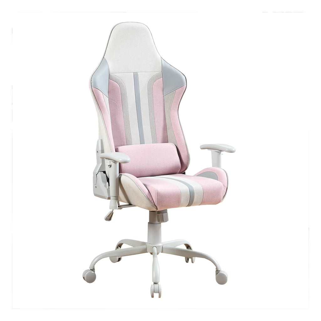 X Rocker Mysa PC Gaming Chair with Lumbar Support, Pink