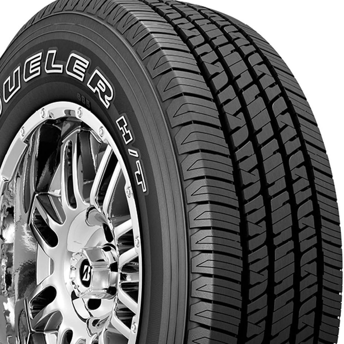 Bridgestone Dueler H/T 685 All Season LT245/70R17 119/116R E Light Truck Tire Fits: 2015 Ford F-150 Lariat, 2004-10 Dodge Ram 2500 ST