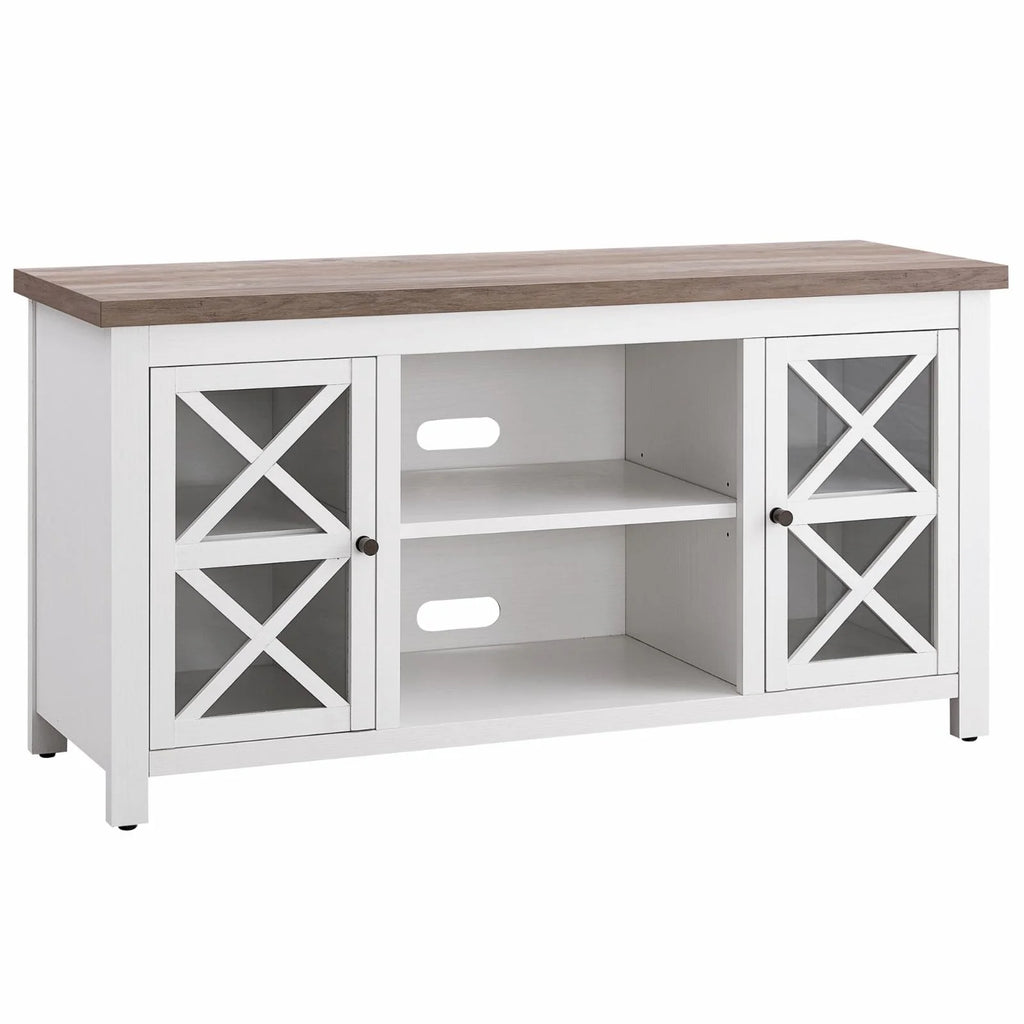 Evelyn&Zoe Colton TV Stand for TV's up to 55", White
