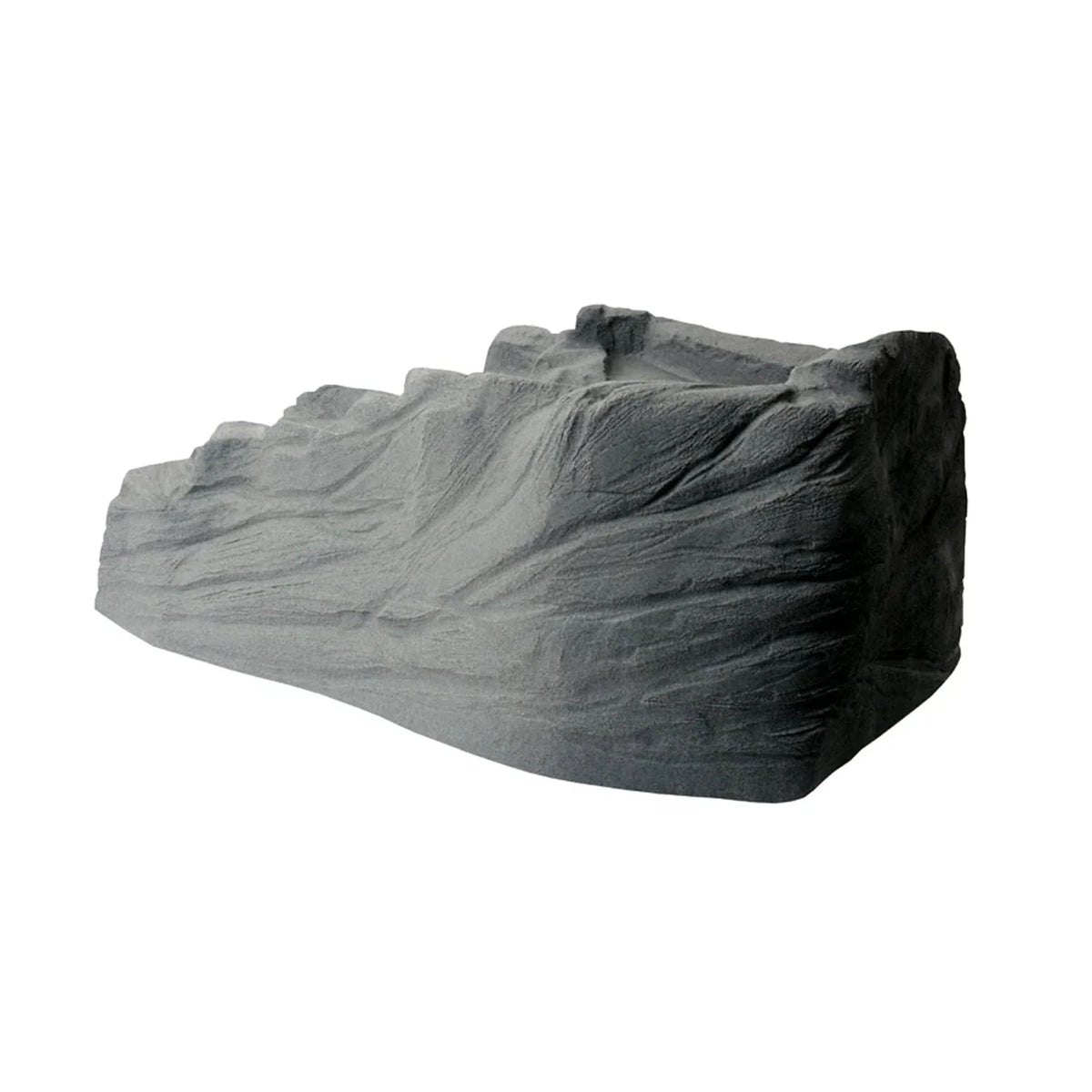 Algreen Decorative Pond Watercoarse, Tranquility Waterfall with Threaded Fitting, Charcoalstone